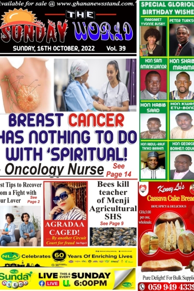 Sunday World, Sunday, October 16, 2022