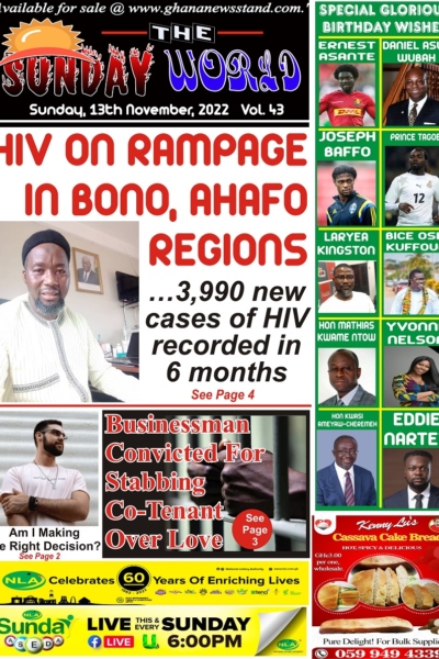 Sunday World, Sunday, November 13, 2022