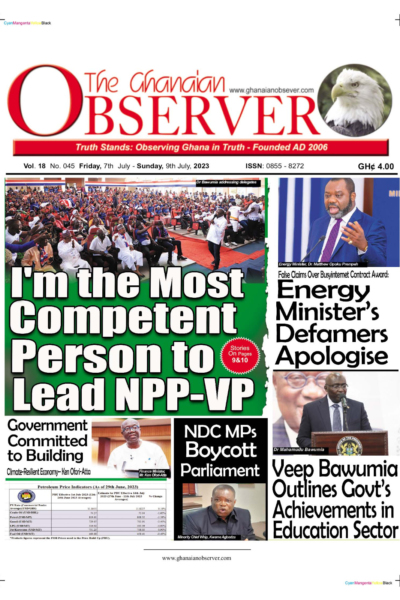 Ghanaian Observer, Friday, July 7, 2023