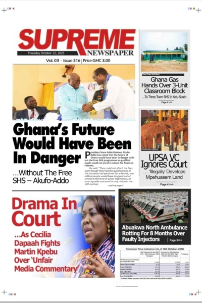 Supreme, Thursday, 12th October, 2023