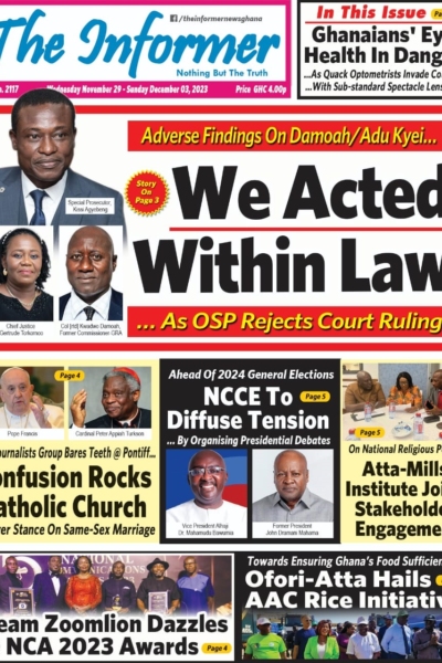 Informer, Wednesday, 29th November 2023