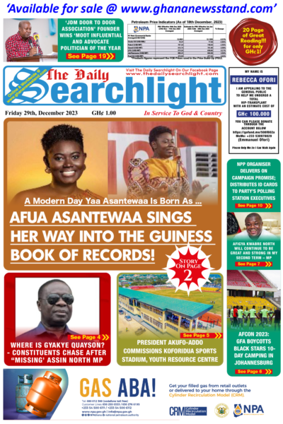 Daily Searchlight, Friday, 29th December, 2023