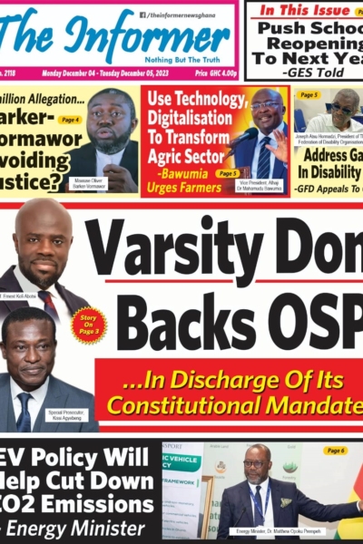 Informer, Monday, 4th December, 2023