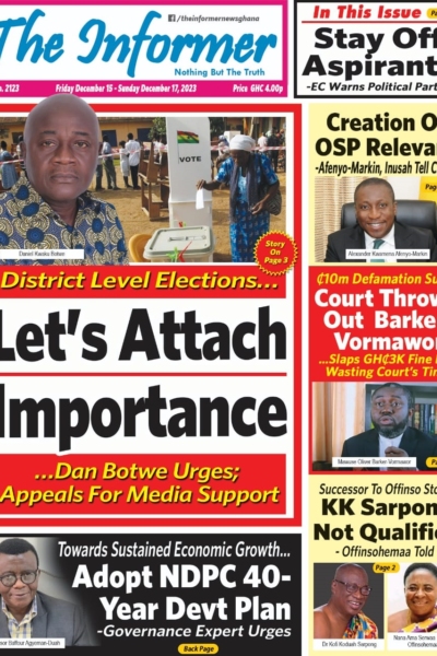 Informer, Friday, December 15, 2023