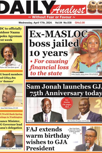 Daily Analyst, Wednesday, 17th April, 2024