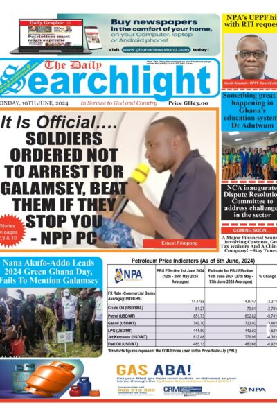 Daily Searchlight, Monday JUNE10, 2024 Printed Version
