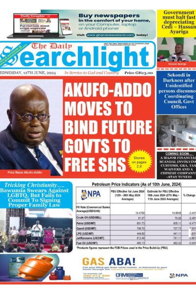 Daily Searchlight, Wednesday, JUNE 12, 2024, Printed Version
