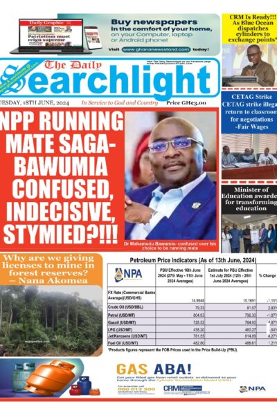 Daily Searchlight, Tuesday, JUNE18, 2024 Printed Version