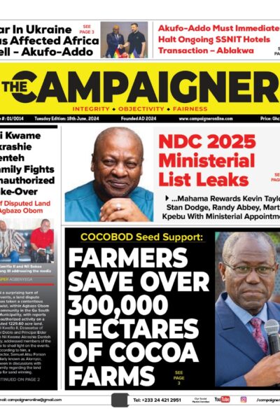 THE CAMPAIGNER, Tuesday, JUNE18, 2024