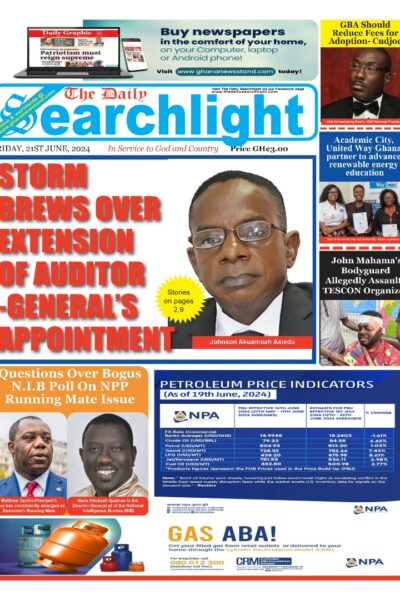 Daily Searchlight, Friday, JUNE 21, 2024 Printed Version