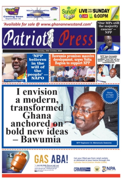 Patriot Press, Tuesday, October 29, 2024