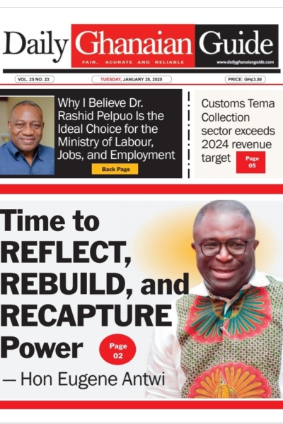 Daily Ghanaian Guide, Tuesday, January 28, 2025