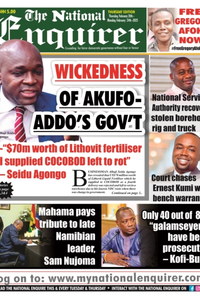 National Enquirer, Thursday, February 20, 2025