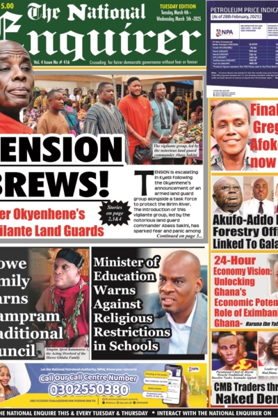 National Enquirer, Tuesday, March 4, 2025