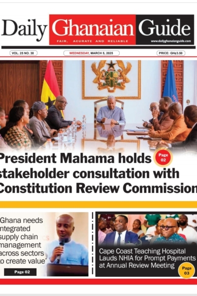 Daily Ghanaian Guide, Wednesday, March 5, 2025