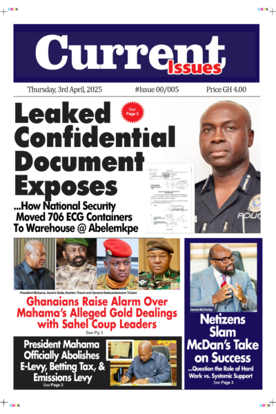 Current Issues, Thursday, April 3, 2025