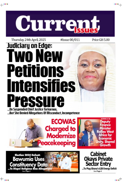 Current Issues, Thursday, April 24,  2025