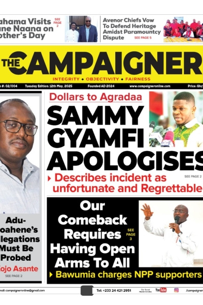 THE CAMPAIGNER, Monday, 12th May,  2025