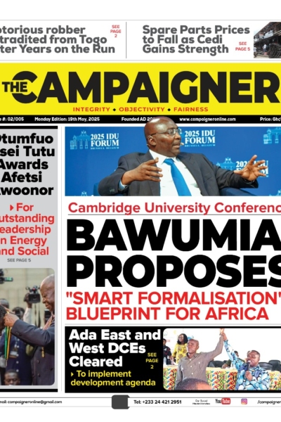 THE CAMPAIGNER, Monday, 19th May, 2025