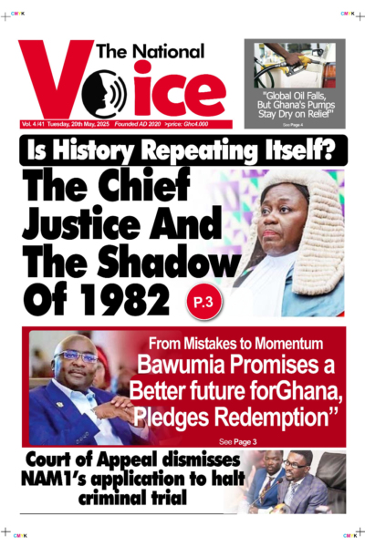National Voice, Tuesday, May 20, 2025