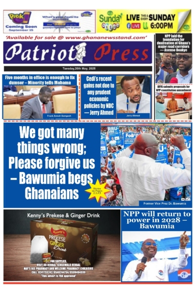 Patriot Press, Tuesday, May 20, 2025