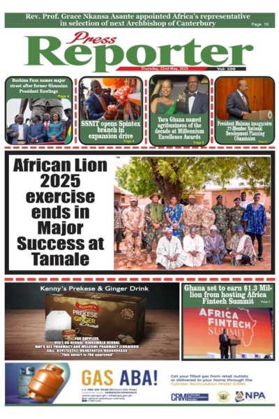 Press Reporter, Thursday, 22nd May,  2025