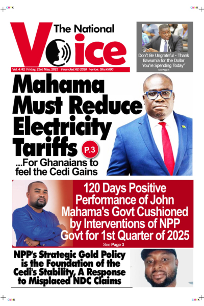 National Voice, Friday, May 23rd, 2025