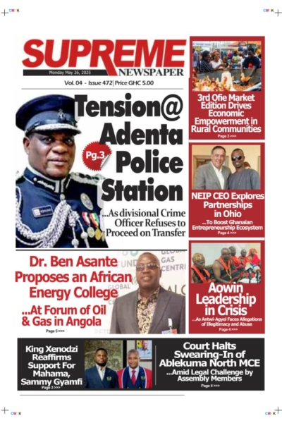 Supreme, Monday, 26th May,  2025