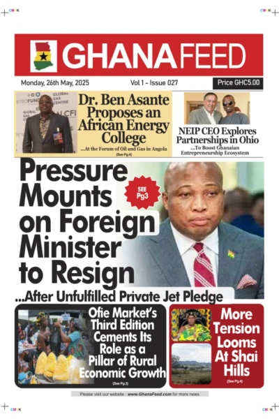 Ghana Feed, Monday, 26th May,  2025