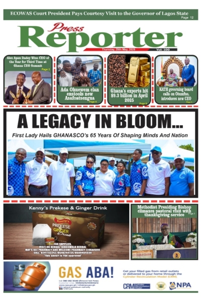 Press Reporter, Thursday, 29th May, 2025