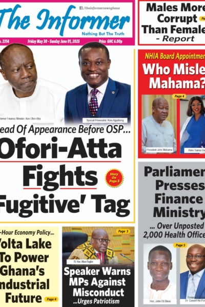 Informer, Friday, 30th May, 2025