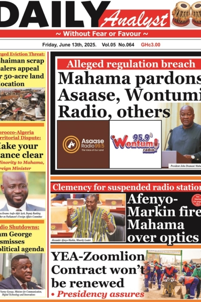 Daily Analyst, Friday, 13th June, 2025