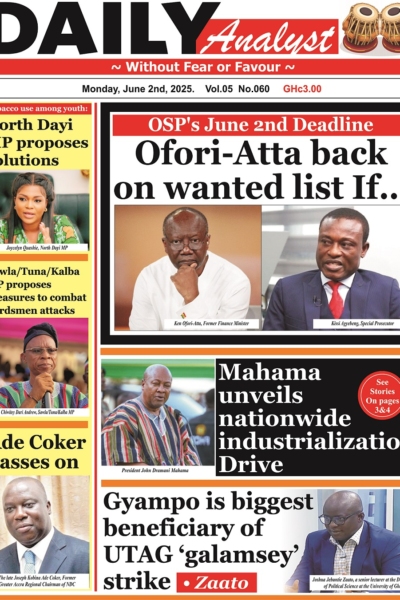 Daily Analyst, Monday, 2nd June, 2025