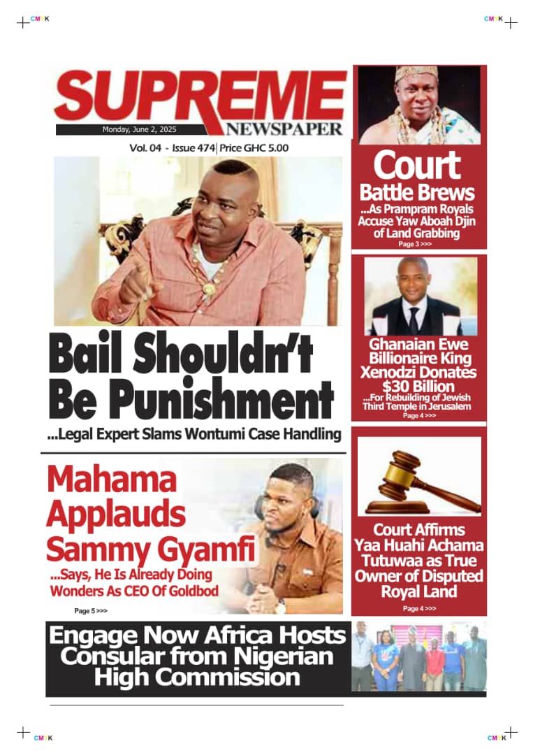 Supreme, Monday, 2nd June, 2025