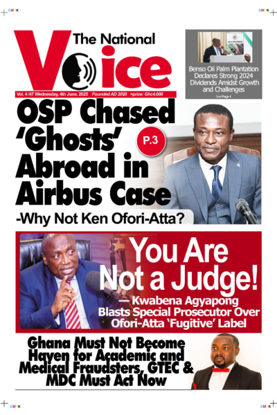 National Voice, Wednesday, June 4, 2025