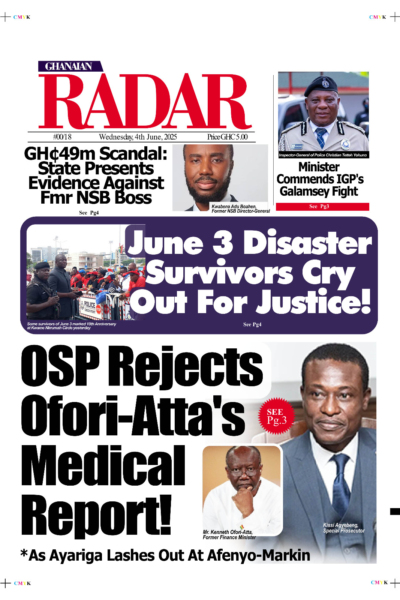 Ghana Radar, Wednesday, June 4, 2025