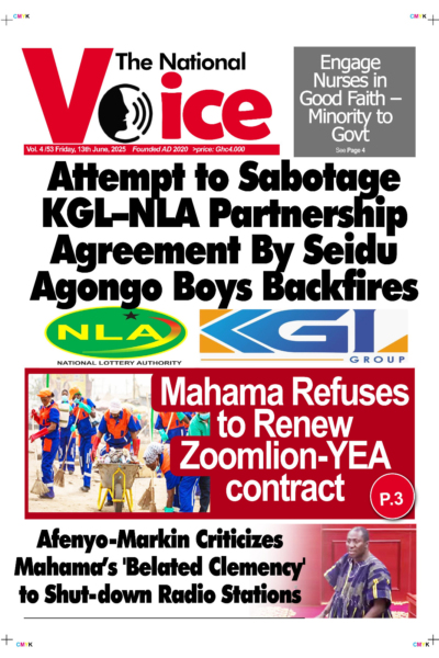 National Voice, Friday, June 13, 2025