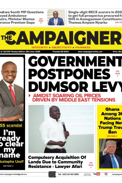 Campaigner, Monday, 16th June, 2025