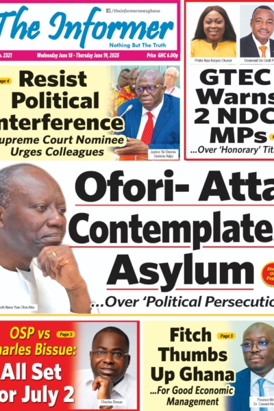 Informer, Wednesday, 18th June, 2025