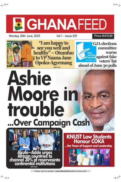 Ghana Feed, Monday, 30th June, 2025