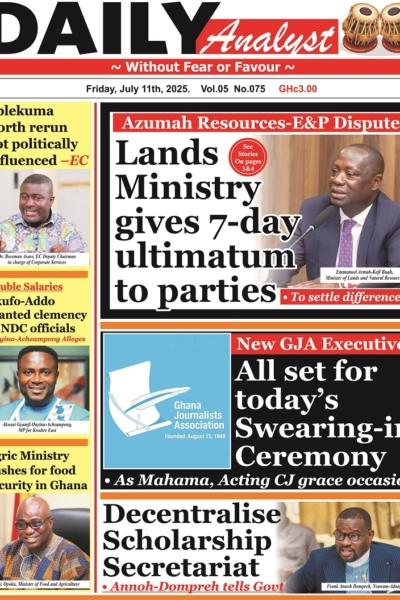 Daily Analyst, Friday, 11th July, 2025