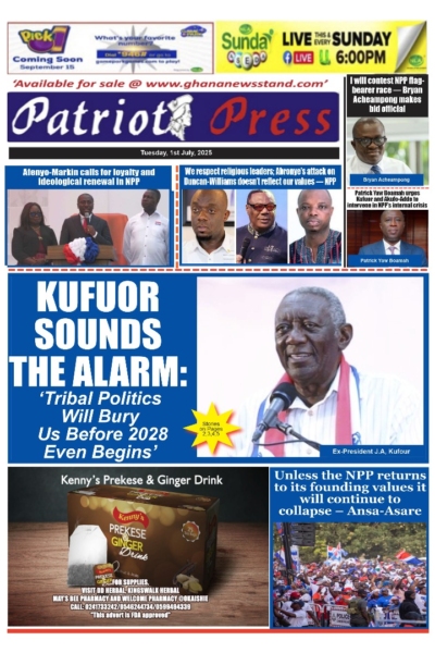 Patriot Press, Tuesday, 1st July, 2025