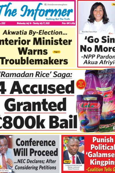 Informer, Wednesday, 16th July, 2025