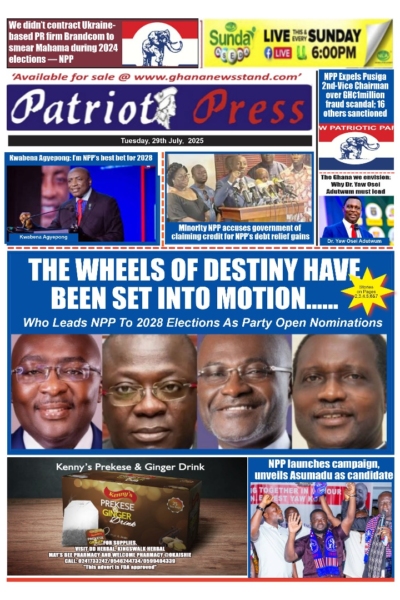 Patriot Press, Tuesday, 5th August, 2025