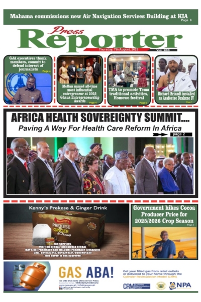 Press Reporter, Thursday, 7th August, 2025