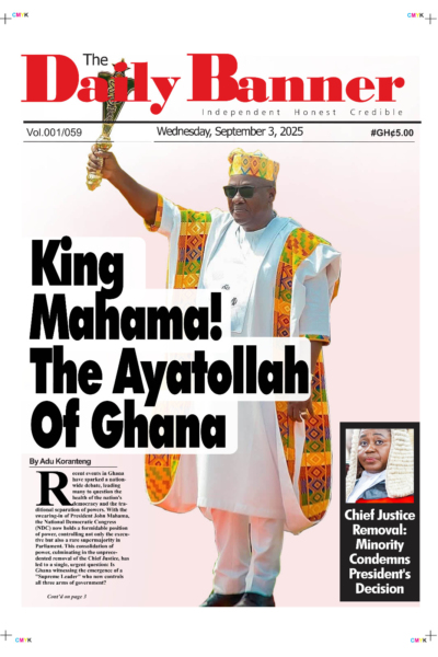 Daily Banner, Wednesday, September 3rd, 2025 Printed Version