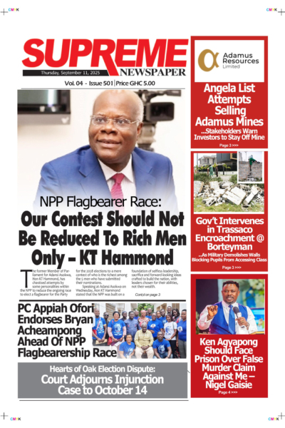 Supreme, Thursday, 11th September, 2025