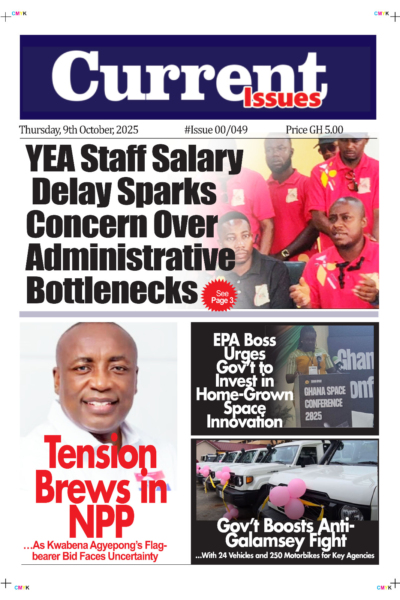 Current Issues, Thursday, 9th October, 2025
