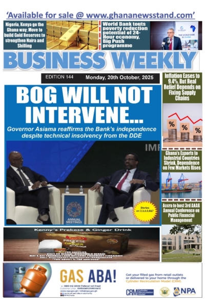 Business Weekly, Monday, October 20, 2025