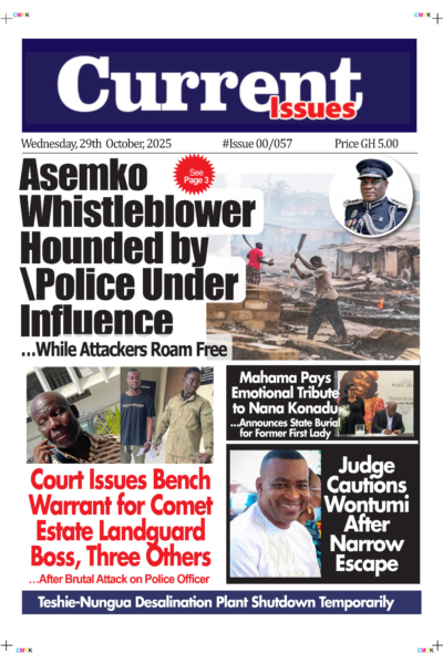 Current Issues, Wednesday, October 29, 2025